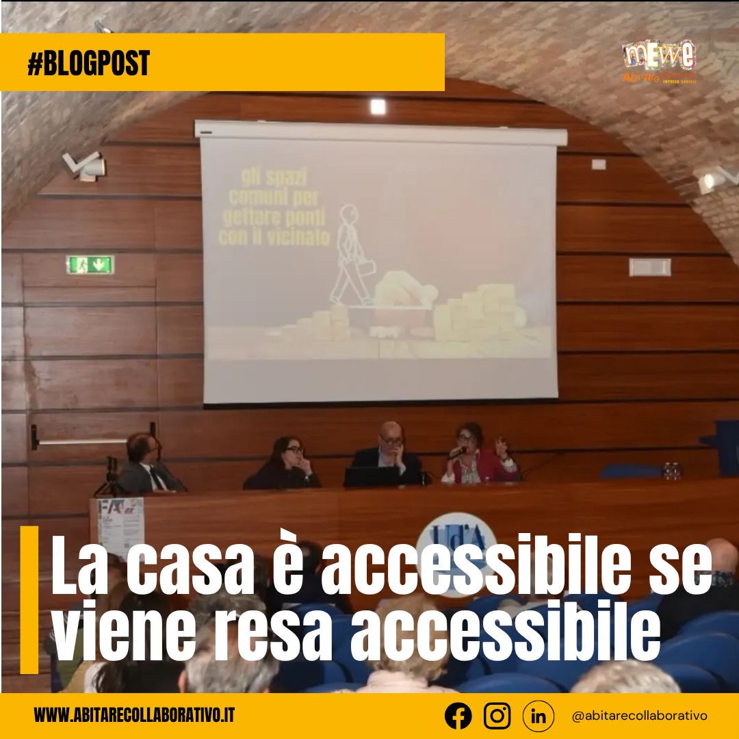 L'accessibilità abitativa nasce quando finanza lavoro e comunità perseguono lo stesso obiettivo