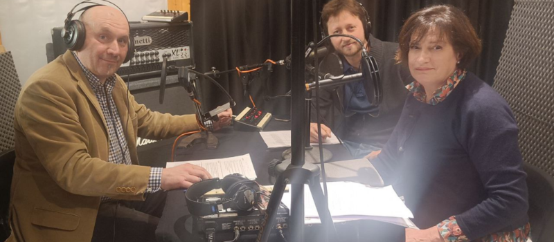 preparando il podcast